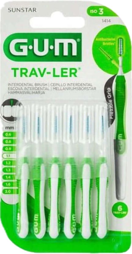 G.U.M. 1414 Ultra Fine Tapered 1.1Mm Green