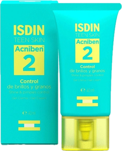 ISDIN Acniben 2 Shine & Pimples Control Gel Cream 40ml in Lebanon
