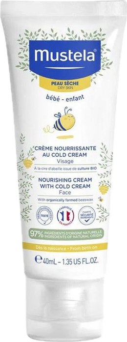 MUSTELA Creme Nourissante au Cold Cream Visage 40ml