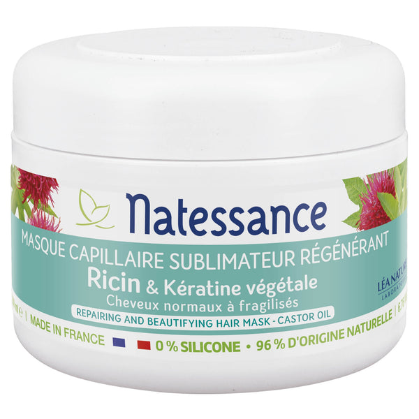 NATESSANCE Repairing And Beautifying Hair Mask Castor Oil 200ml