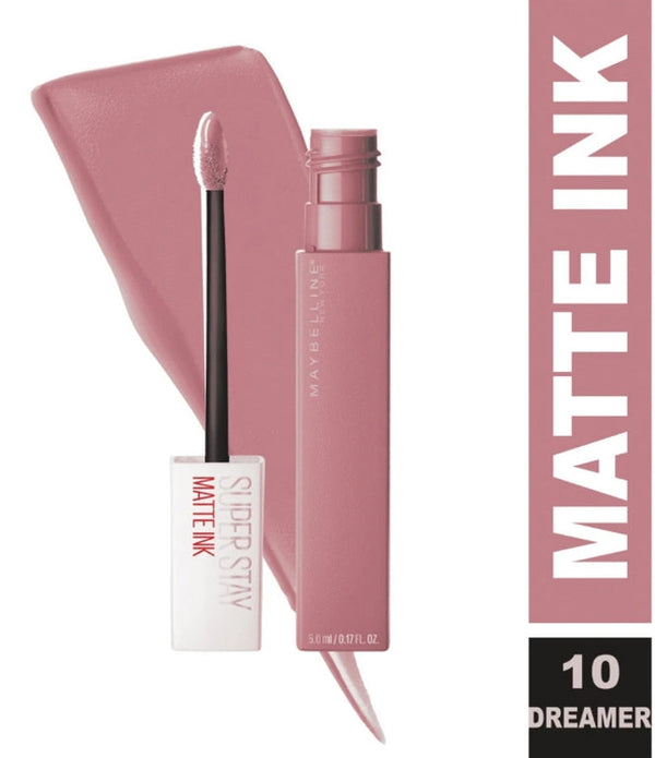 MAYBELLINE New York Super Stay Matte Ink Liquid Long Lasting Lipstick - Dreamer