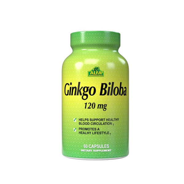 ALFA VITAMINS Ginkgo Biloba - 60 Capsules