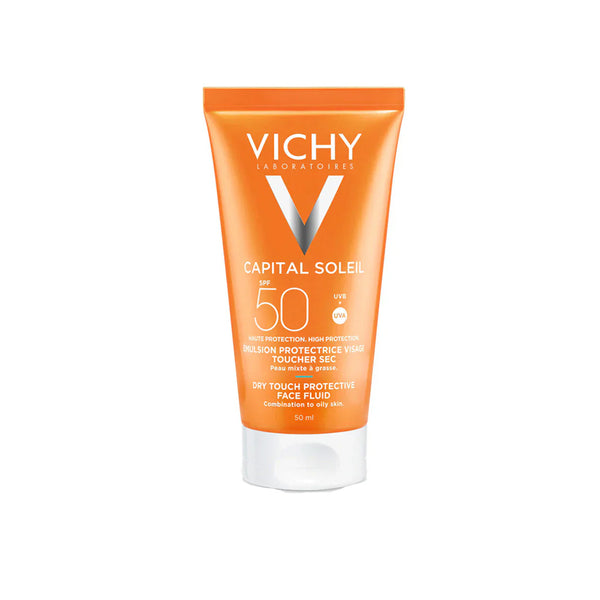 VICHY Capital Soleil Dry Touch Anti Shine Sunscreen For Combination To Oily Skin Spf50 50ml