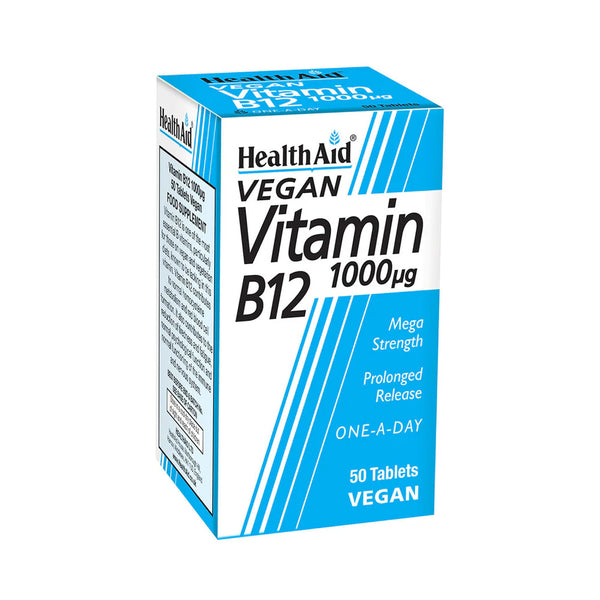 HEALTHAID Vitamin B12 (Cyanocobalamin) 1000  50Tablets