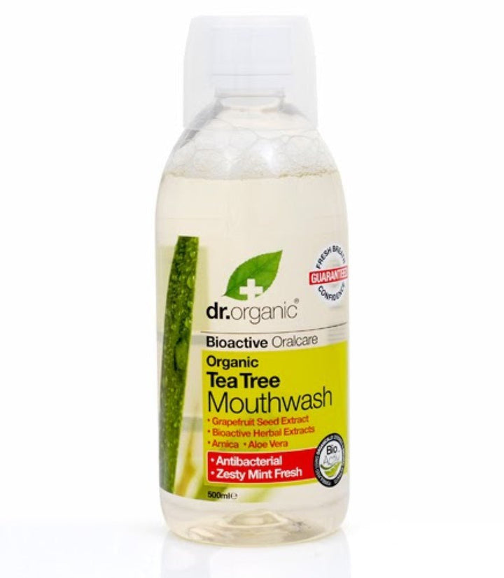 DR ORGANIC Tea Tree Mouthwash 500 Ml