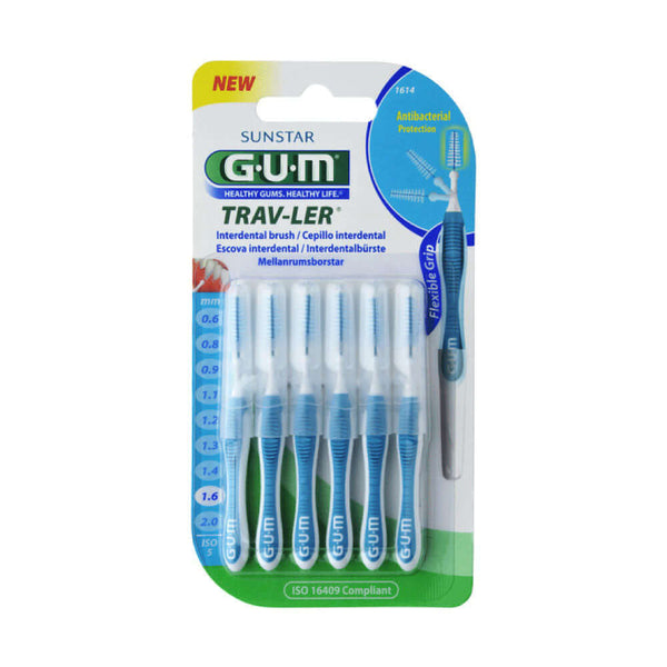 G.U.M. 1614 Fine Tapered 1.6Mm Blue