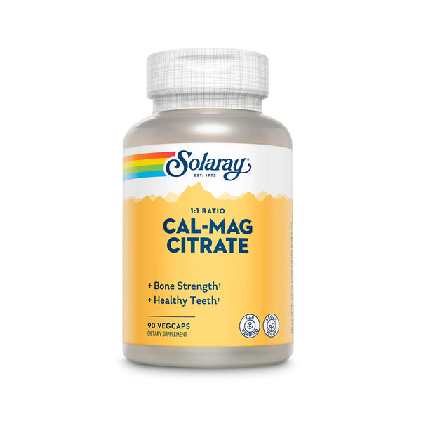 SOLARAY Cal-Mag Citrate 1:1 Ratio