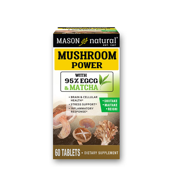 MASON Mushroom Power EGCG & Matcha 60softgels