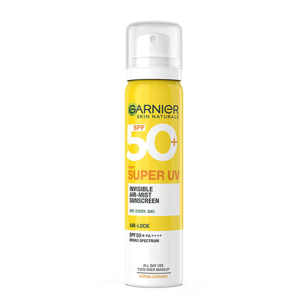 GARNIER  Super UV Invisible Air Mist Face & Body Sunscreen SPF 50+ 75 ML