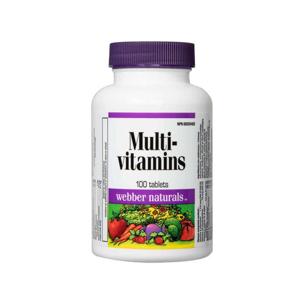 WEBBER NATURALS Multi Vitamins - 100 Tablets