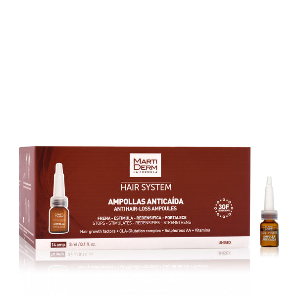 MARTIDERM HAIR SYSTEM 3GF ANTI-HAIR LOSS ampoules - 14AMP