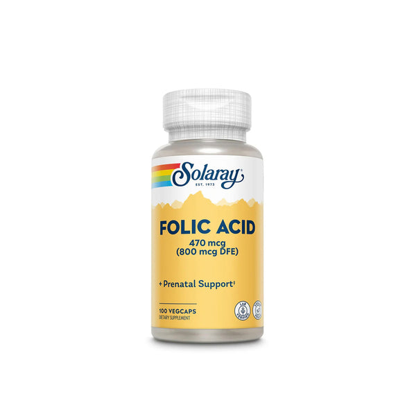 SOLARAY Folic Acid 800mcg