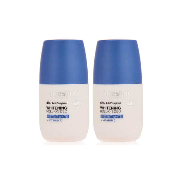 BEESLINE Whitening Roll-On Deodorant Instant White 1+1