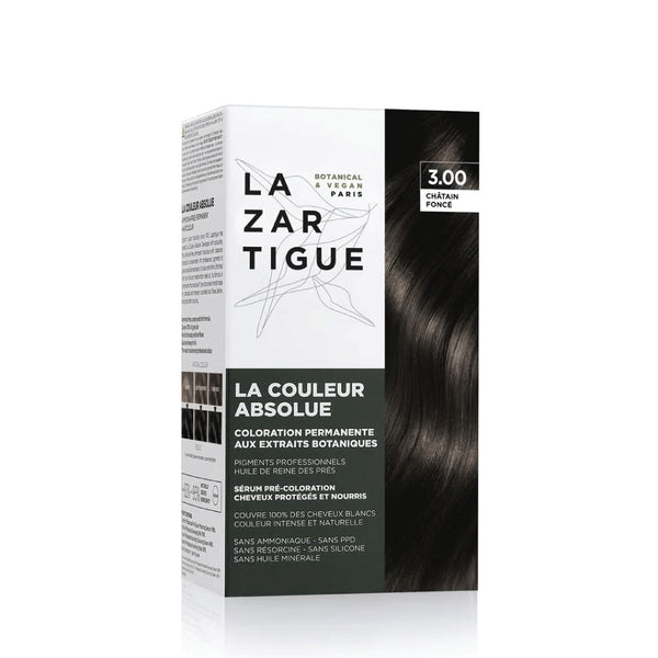 LAZARTIGUE Couleur Absolue - Dark Chestnut 3 (Permanent Haircolour With Botanical Extracts) 250ml