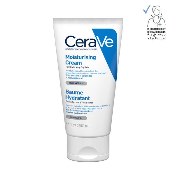 CERAVE Moisturizing Cream for Dry Skin with Hyaluronic Acid 50ml