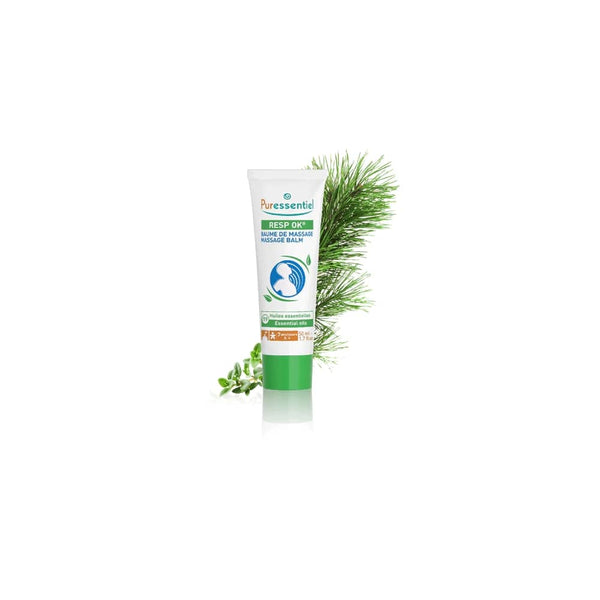 PURESSENTIEL Resp'OK Massage Balm with 19 Essential Oils - 50 ml