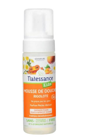 NATESSANCE Shower Foam Peach Apricot Scent 150ml