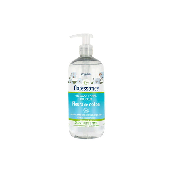 NATESSANCE Softening Hand Wash Cotton Flower Scent 500ml