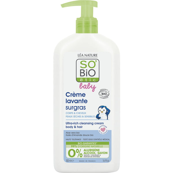 SOBIO Baby Ultra ƒ Rich Cleansing Cream 500ml