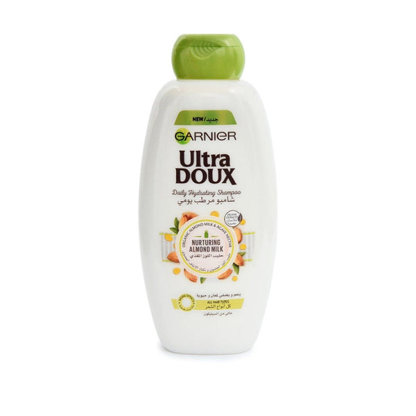 GARNIER Ultra Doux Almond Milk And Agave Nectar Shampoo 600ml