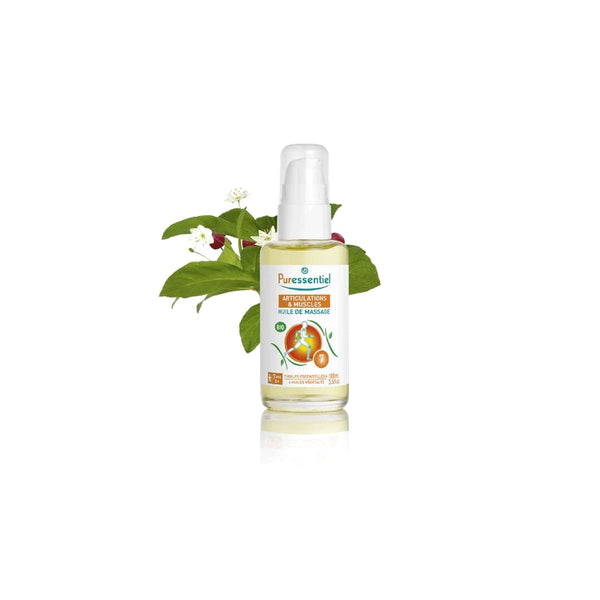 PURESSENTIEL ORGANIC Massage Oil Friction Arnica 100 ml