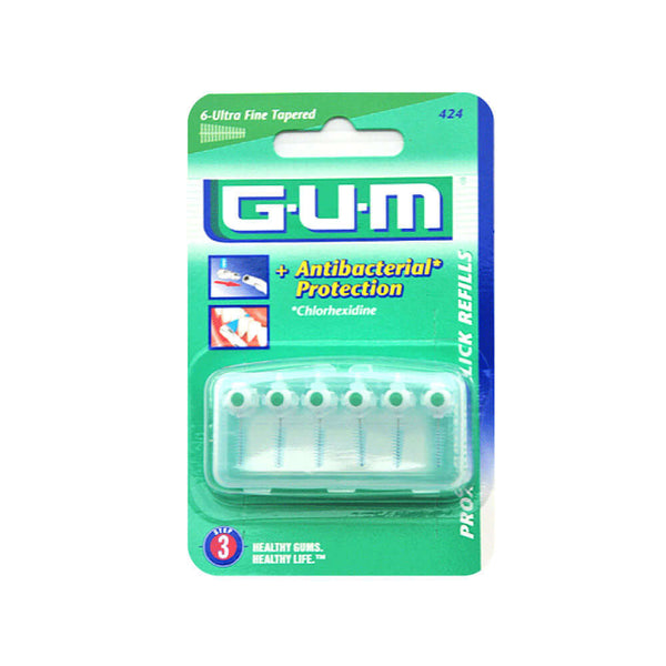 G.U.M. 424 Click Refill Ultra Fine Tapered 1.1Mm