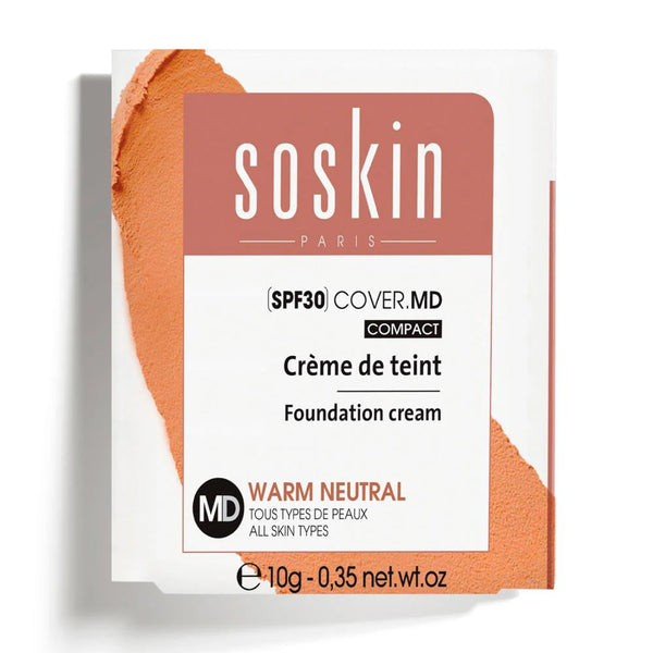 SOSKIN Cover MD Foundation Cream Spf30 - Warm