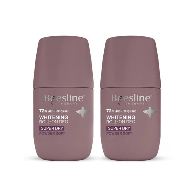 BEESLINE Whitening Roll-On Super Dry Powder Soft 1+1