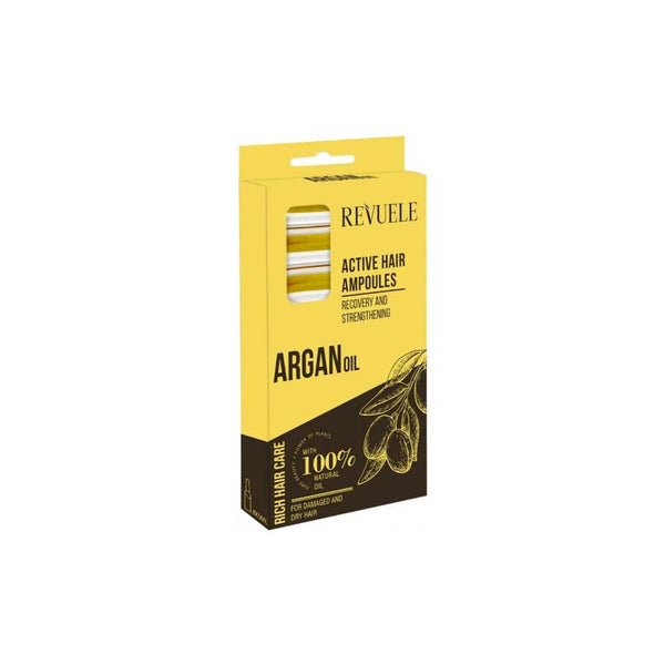 REVUELE Argan Oil Active Hair Ampoules 8x5ml