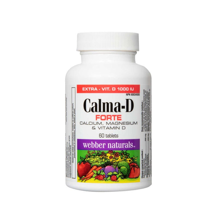 WEBBER NATURALS Calma - D Forte - 60 Tablets