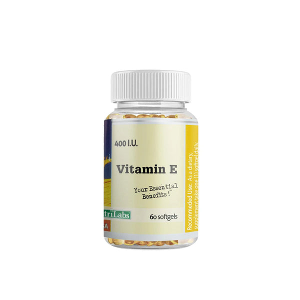 NUTRILABS Vitamin E 60 Softgels