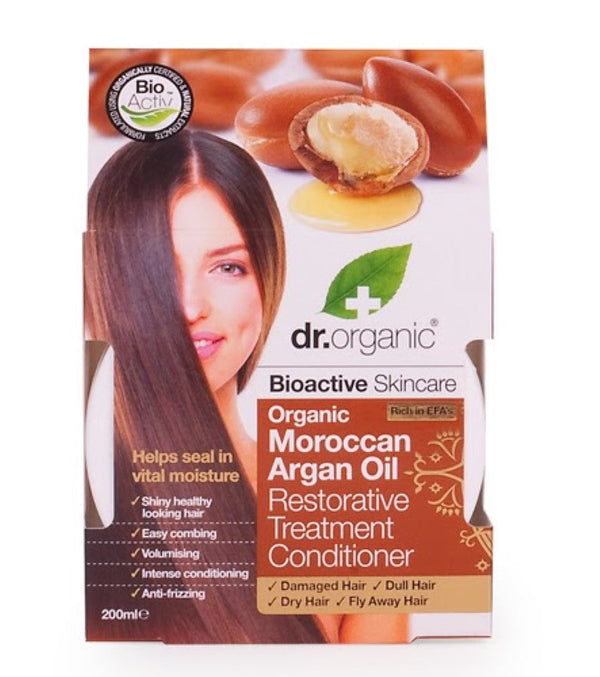 DR ORGANIC Argan Oil Hair Treat Conditioner 200 Ml