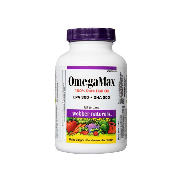 WEBBER NATURALS Omegamax - 80 Softgels