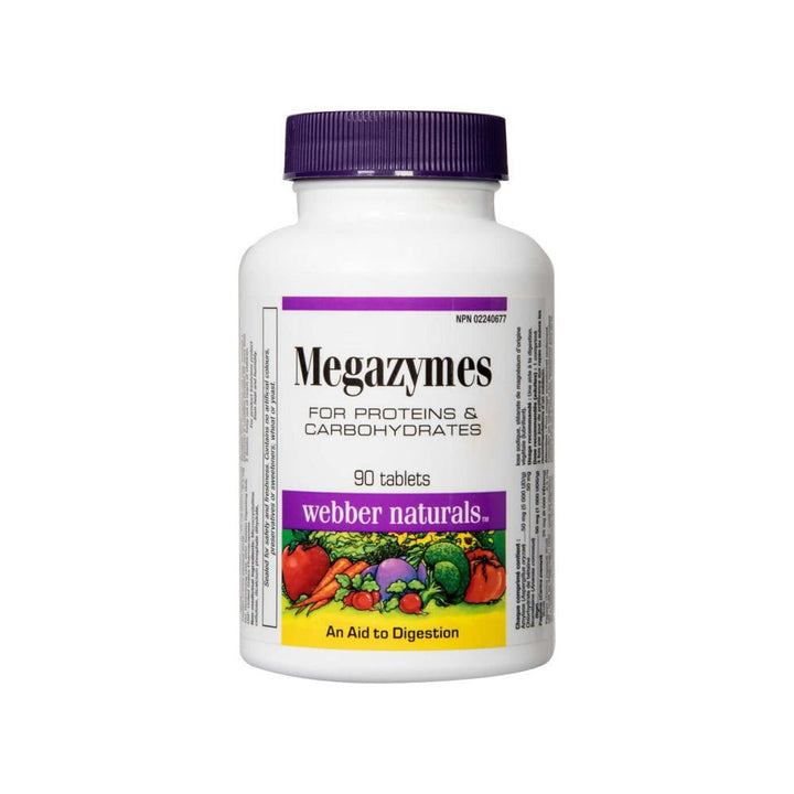 WEBBER NATURALS Megazymes - 90 Tablets