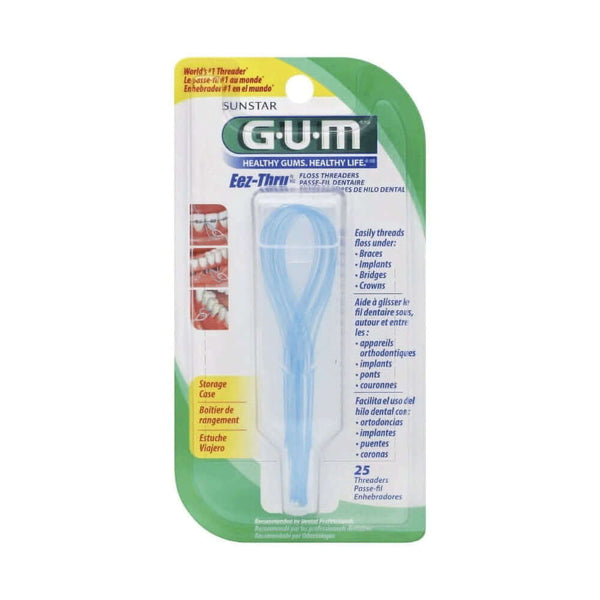 G.U.M. 840 Floss Threaders,Eez-Thru(25Pcs)