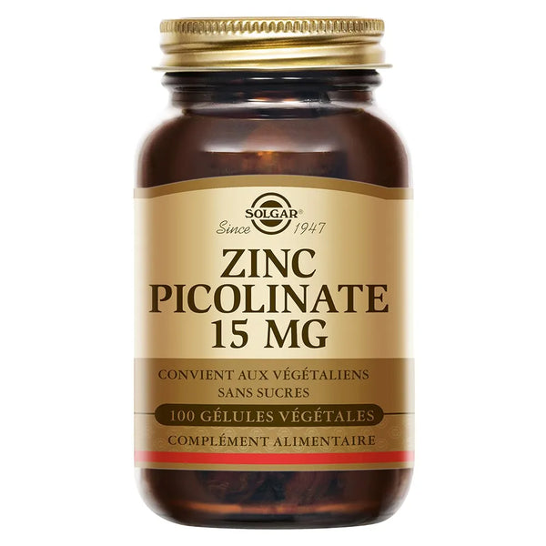 SOLGAR Zinc Picolinate 15Mg 100Tabs