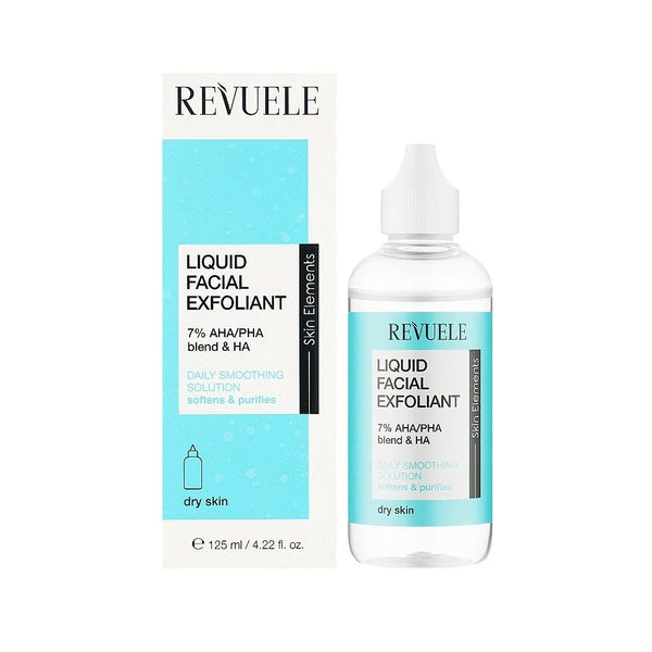REVUELE Liquid Facial Exfoliant 7% AHA PHA Blend+ HA 125ml