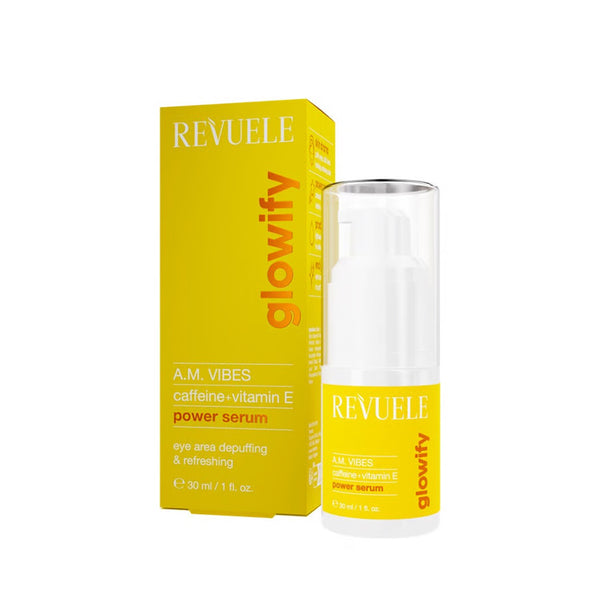 REVUELE A.M. Vibes Power Serum Caffeine + Vitamin E 30ML