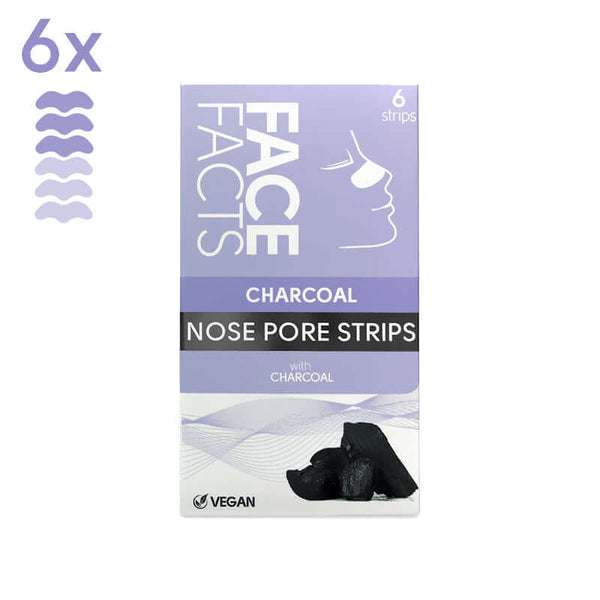 FACE FACTS 6X Charcoal Nose Pore Strips