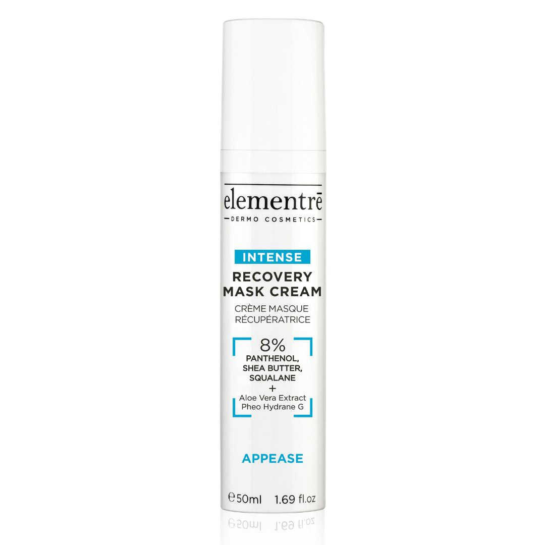 ELEMENTRE Recovery Mask Cream 8% Panthenol, Shea Butter & Squalane ...