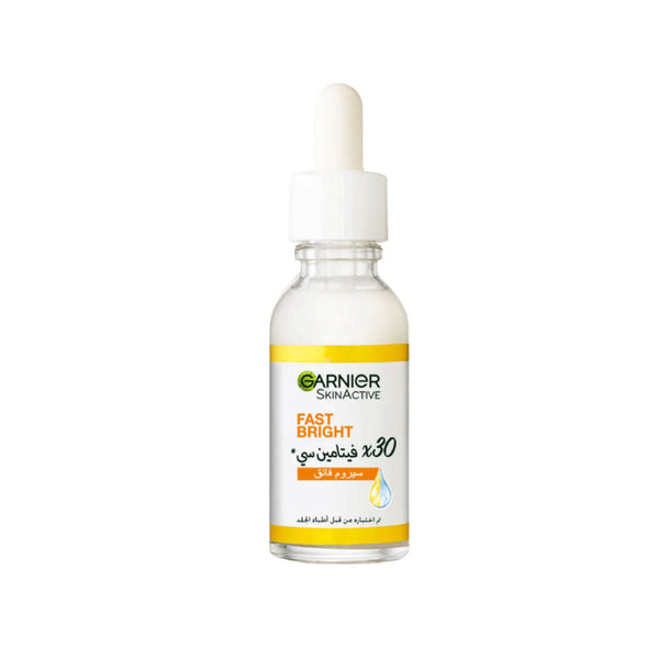 GARNIER Fast Bright 3.5% Vitamin C, Niacinamide, Salicylic Acid - Brightening Booster Serum 15ml