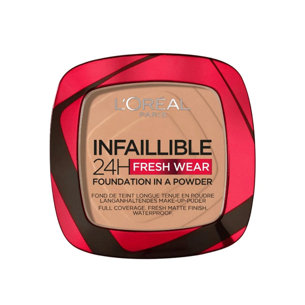 L'OREAL PARIS Makeup Infallible Fresh Wear Foundation In A Powder, Up To 24H Wear 220 Sand