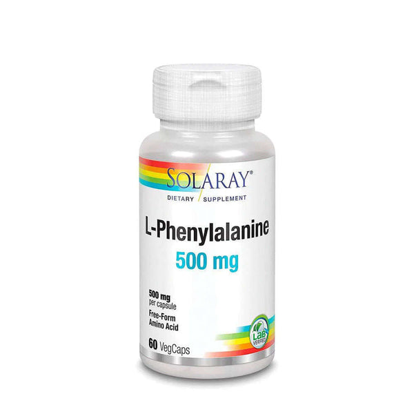 SOLARAY L-Phenylalanine 500mg Free-Form Amino Acid