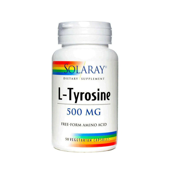 SOLARAY L-Tyrosine 500mg Free-Form Amino Acid