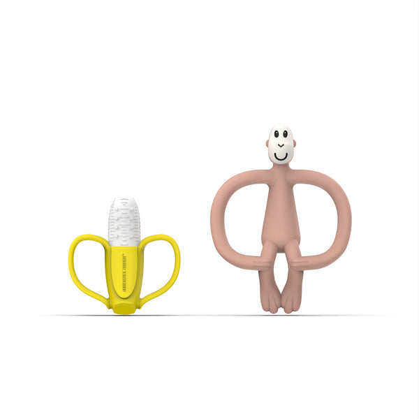 MATCHSTICK MONKEY Banana & Monkey Teether Gift Set