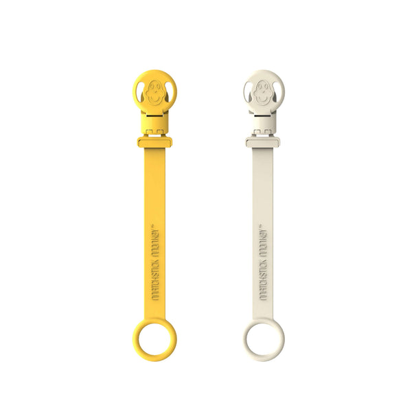 MATCHSTICK MONKEY Double Soother Clip x 2 Pack
