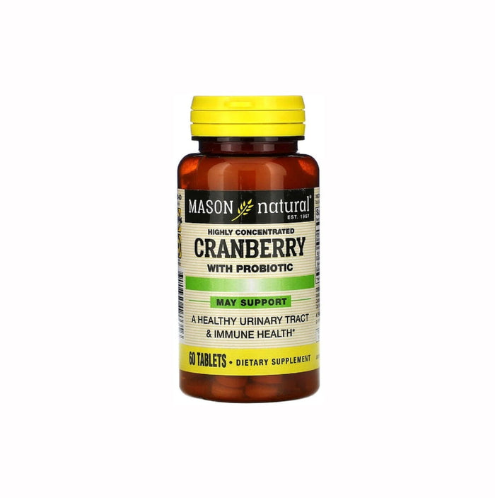 MASON Cranberry With Probiotic Highly Concentrated - 60 Capsules (EXP:11/26)