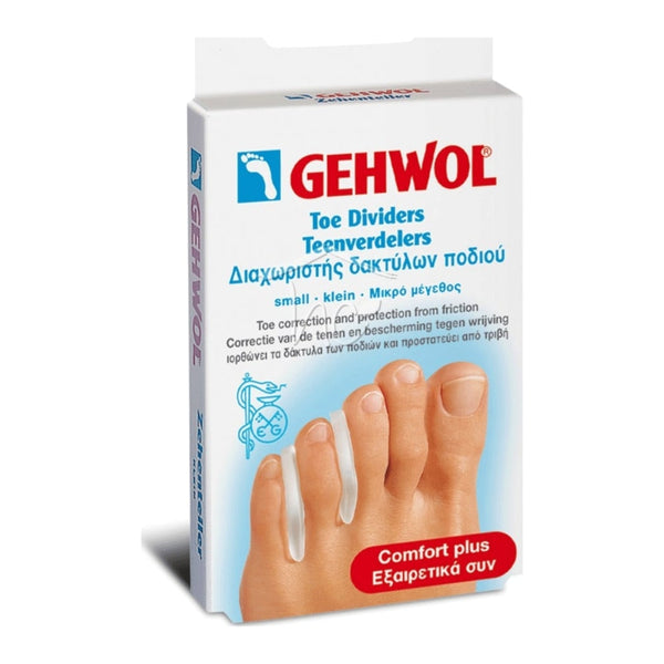 GEHWOL Polymer-Gel Toe Divider, Small 3 Pieces Gb/Gr/Nl