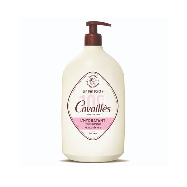 CAVAILLES Lait Bain Douche Hydratant 1L