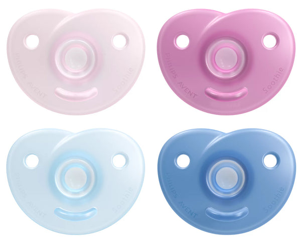 AVENT 2 Curved Soothie 0-3m - Mix